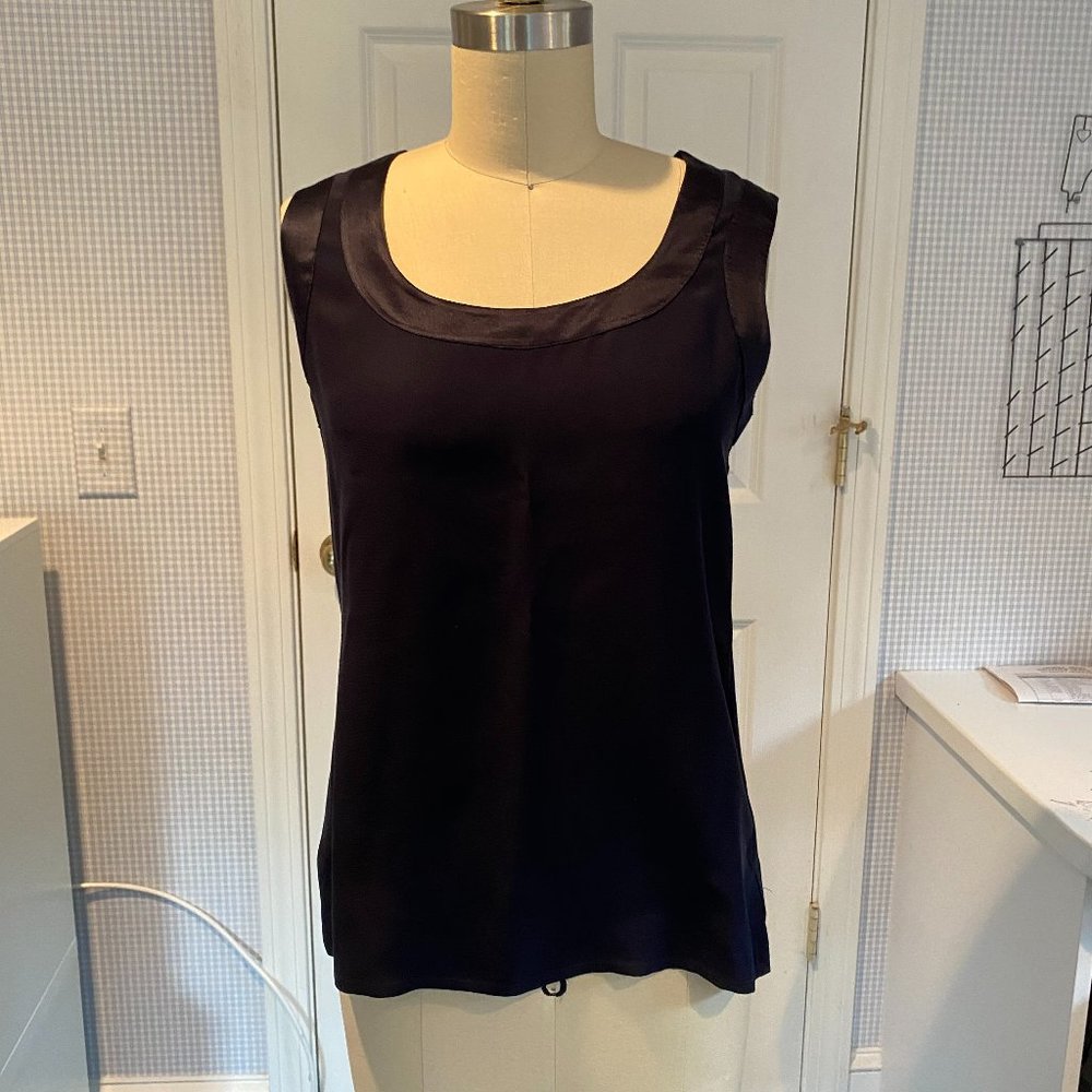Ferragamo 100% Silk Sleeveless Top